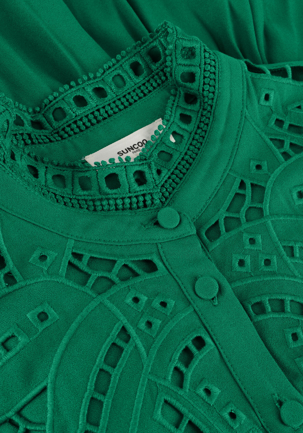 Groene SUNCOO Mini jurk CHAYA - large