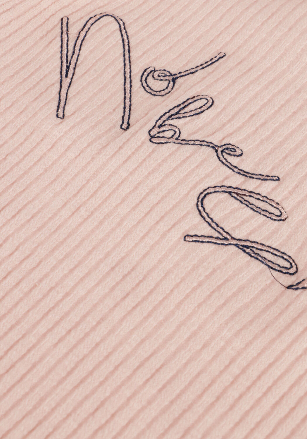 Roze NOBELL T-shirt KOOKAB SLUB RIB TSHIRT - large