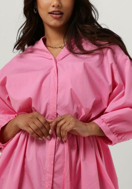 Roze MSCH COPENHAGEN Mini jurk MSCHABIELLA 3/4 SHIRT - large