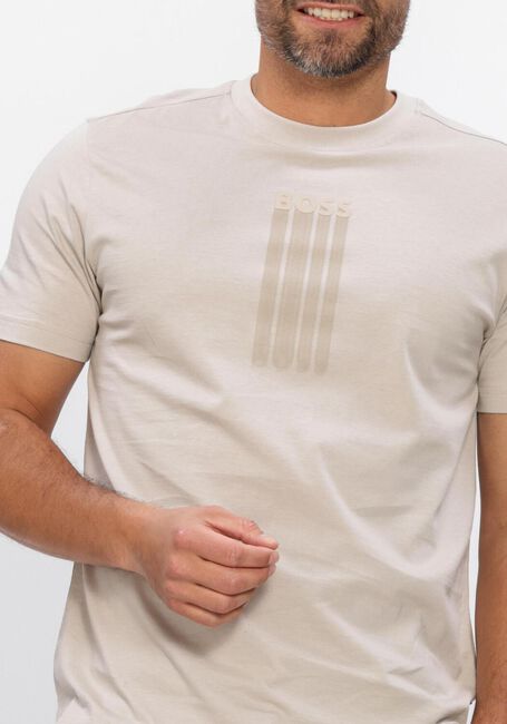 Beige BOSS ORANGE T-shirt TE_BASS - large