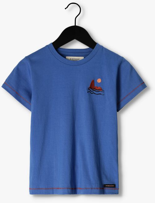 Blauwe A MONDAY IN COPENHAGEN T-shirt HORIZON T-SHIRT - large