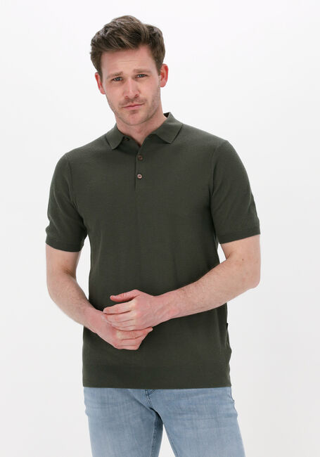 Donkergroene KULTIVATE Polo PL PABLO - large