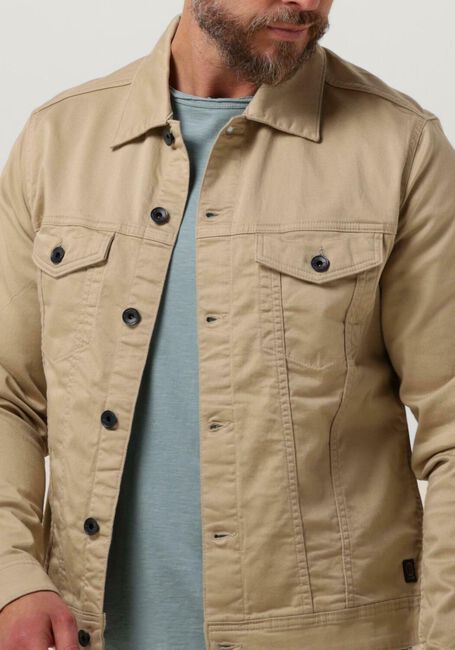 Zand DSTREZZED Jack JEANS JACKET TWILL KNIT - large