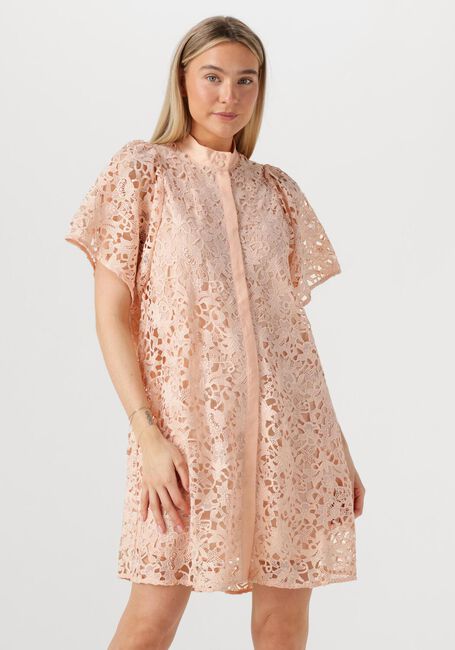 Lichtroze BRUUNS BAZAAR Midi jurk PHILLY DRESS - large