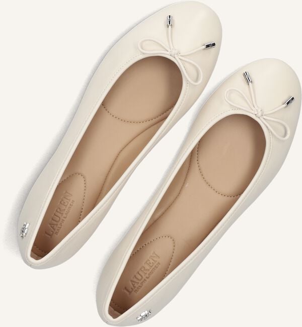 Witte LAUREN RALPH LAUREN Ballerina's JAYNA FLATS BALLET Witte LAUREN RALPH LAUREN Ballerina's JAYNA FLATS BALLET - large