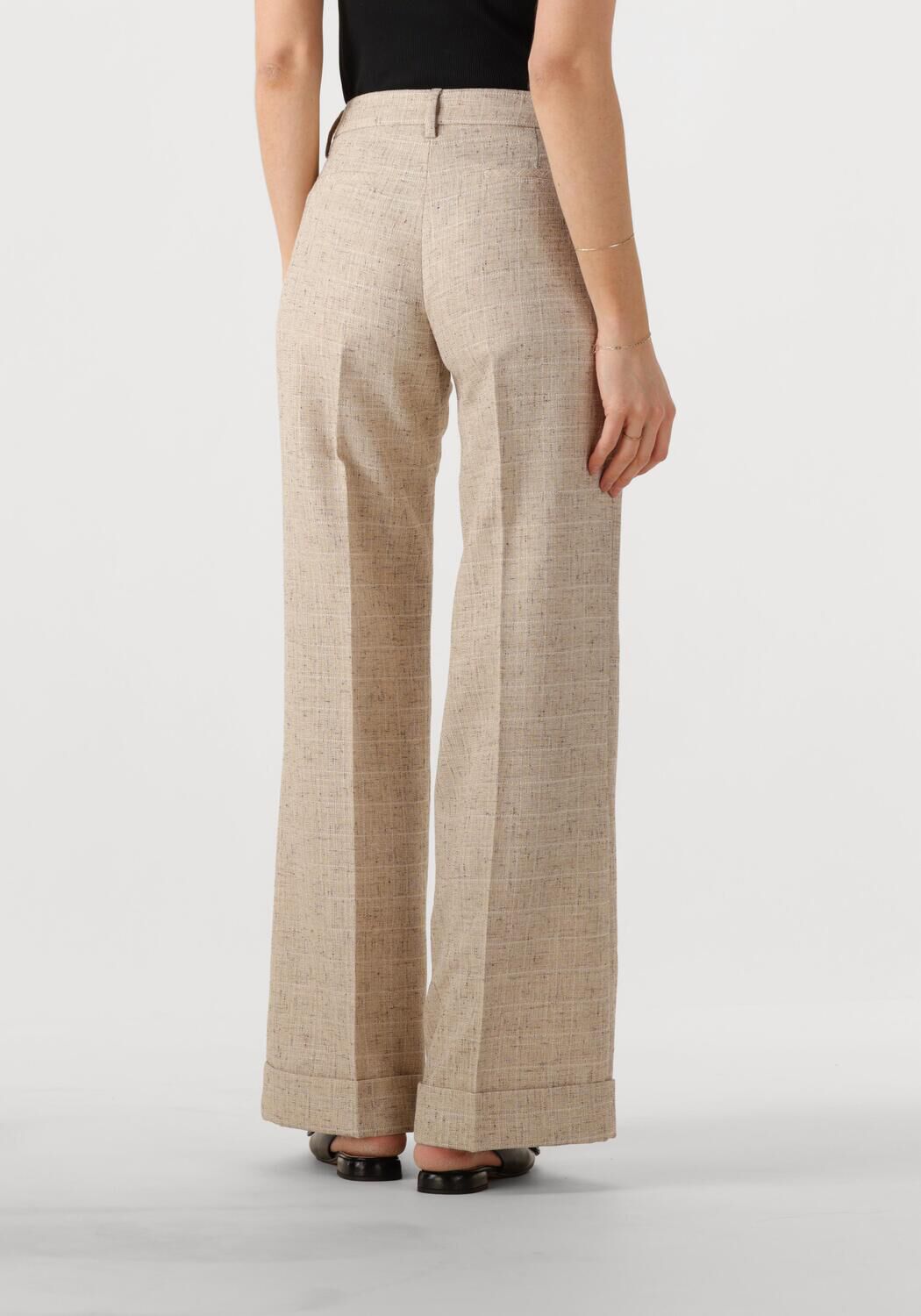 LIU JO Dames Broeken Pant.flare H.w.risvo Ecru