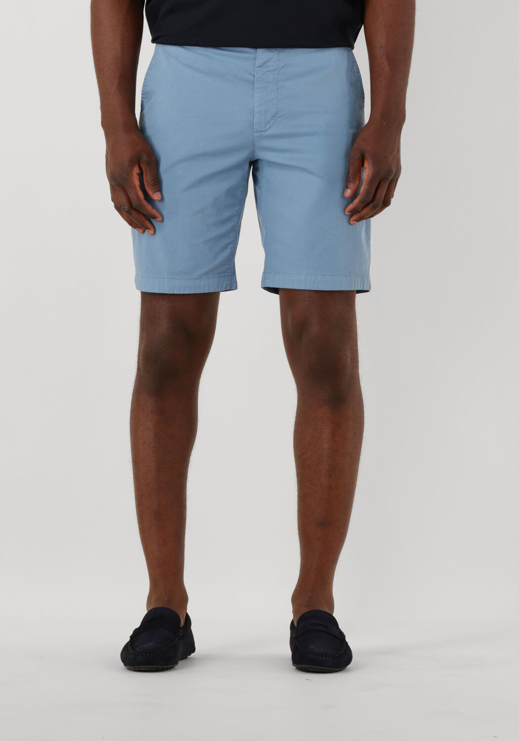 BOSS ORANGE Heren Broeken Chino-slim-short Lichtblauw