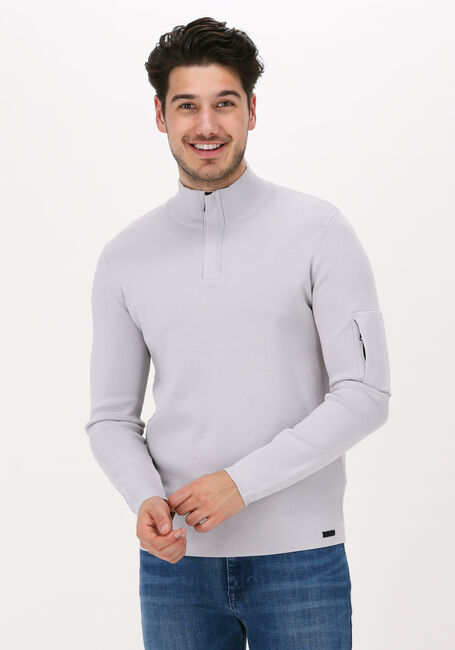 Grijze GENTI Trui K5015-1258 - large