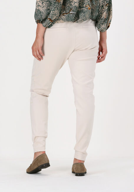 Witte SUMMUM Flared broek TROUSERS PUNTO MILANO - large