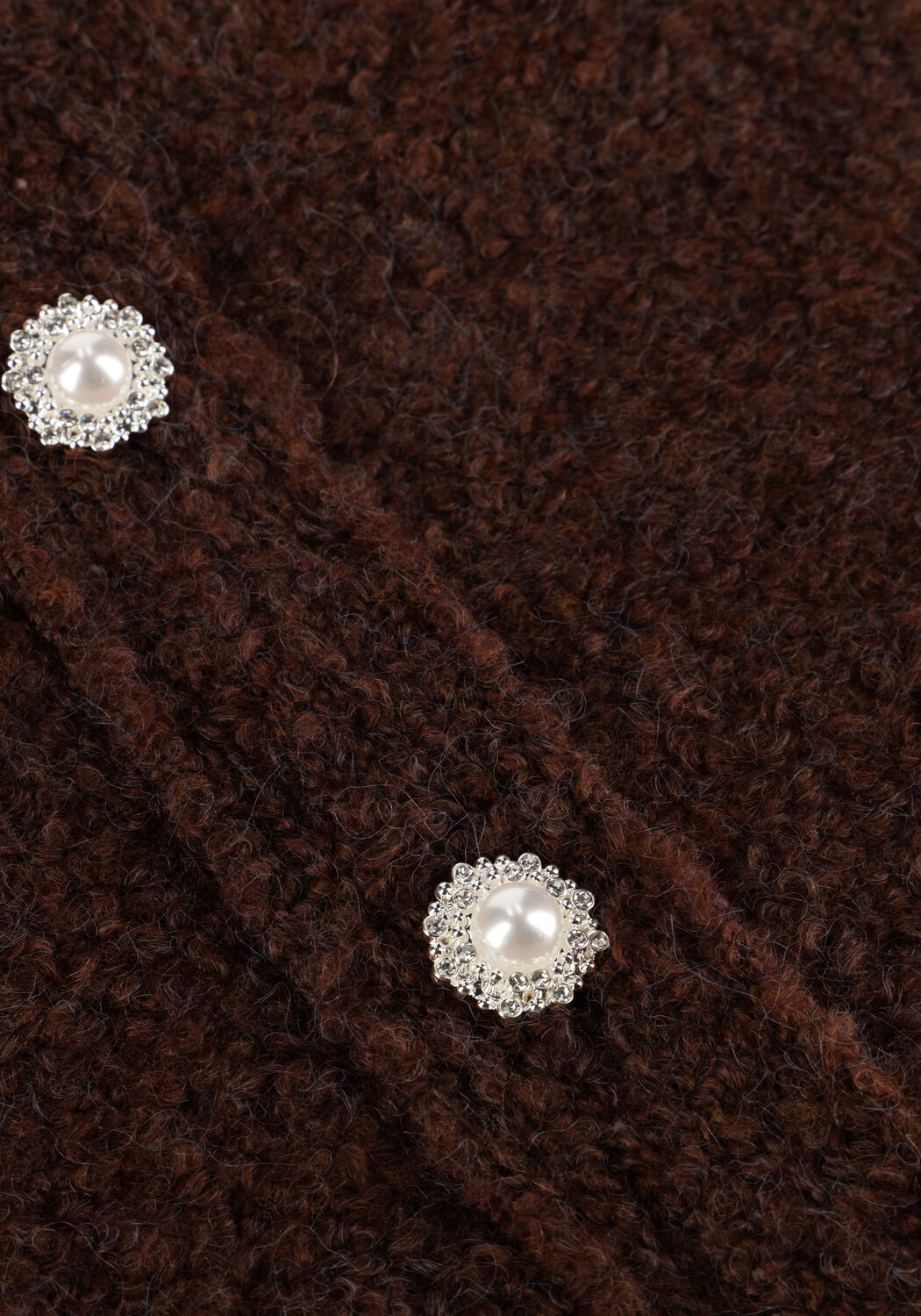 Bruine Y.A.S. Minirok YASPLYRA HW KNIT SKIRT - large