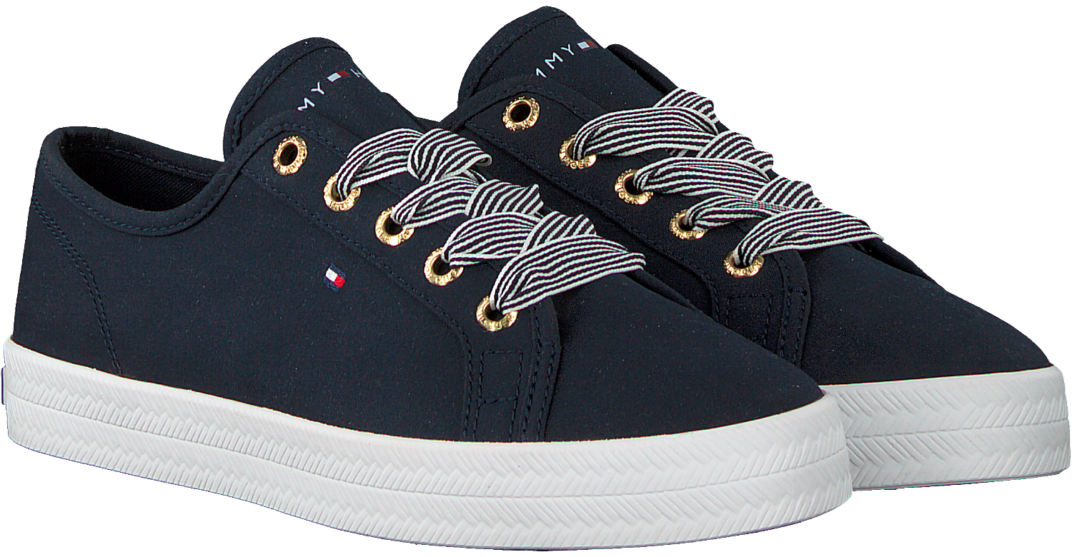 Blauwe Tommy Hilfiger Lage Sneakers Essential Nautical Omoda