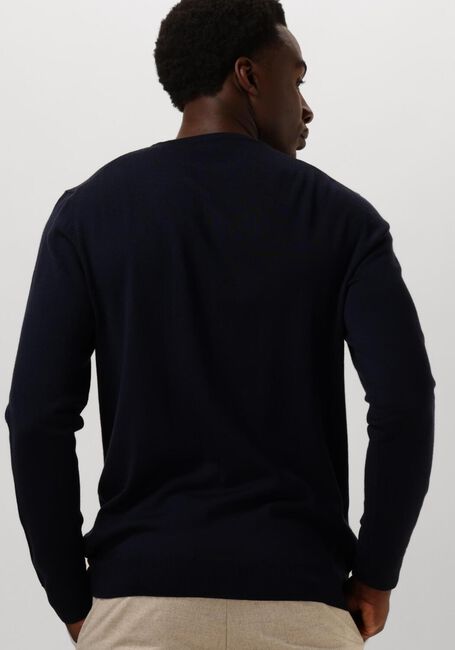 Donkerblauwe PROFUOMO Trui PULLOVER CREWNECK - large