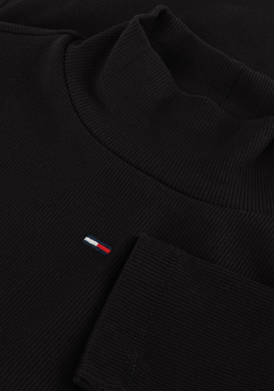 Zwarte TOMMY JEANS Coltrui TJW ESSENTIAL MOCK NECK - large