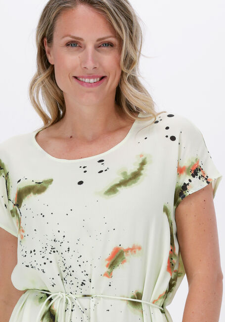 Groene MOS MOSH Midi jurk SEMA BLURY TWILL DRESS - large