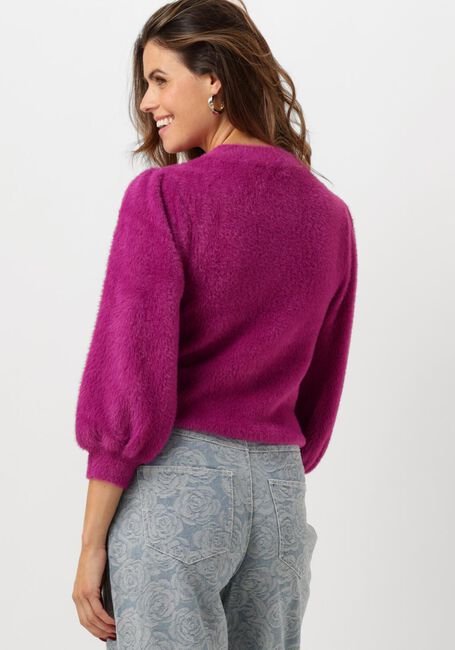 Paarse CATWALK JUNKIE Trui PUFFY SLEEVE KNIT - large