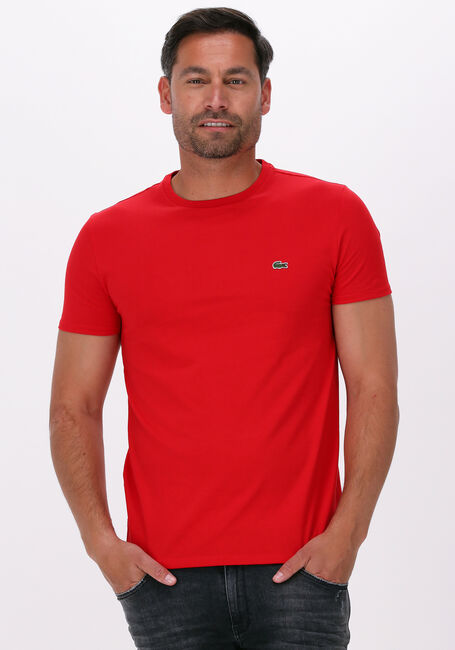 Rode LACOSTE T-shirt 1HT1 MEN'S TEE-SHIRT 1121 - large