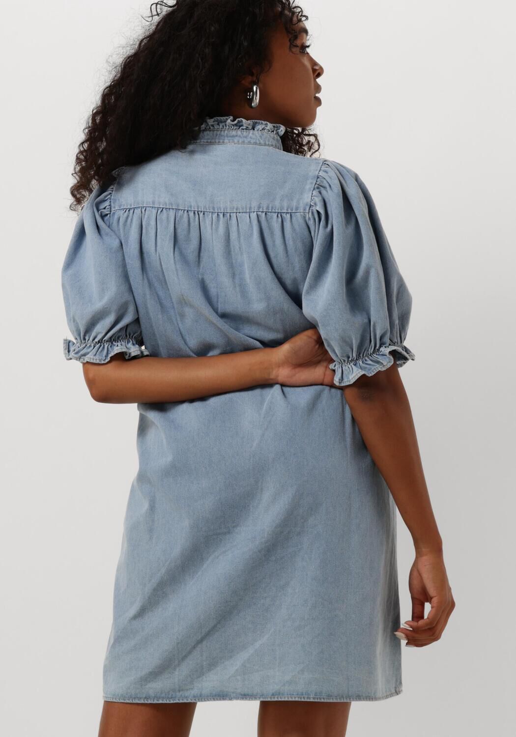 NEO NOIR Dames Jurken Alma Denim Dress Lichtblauw