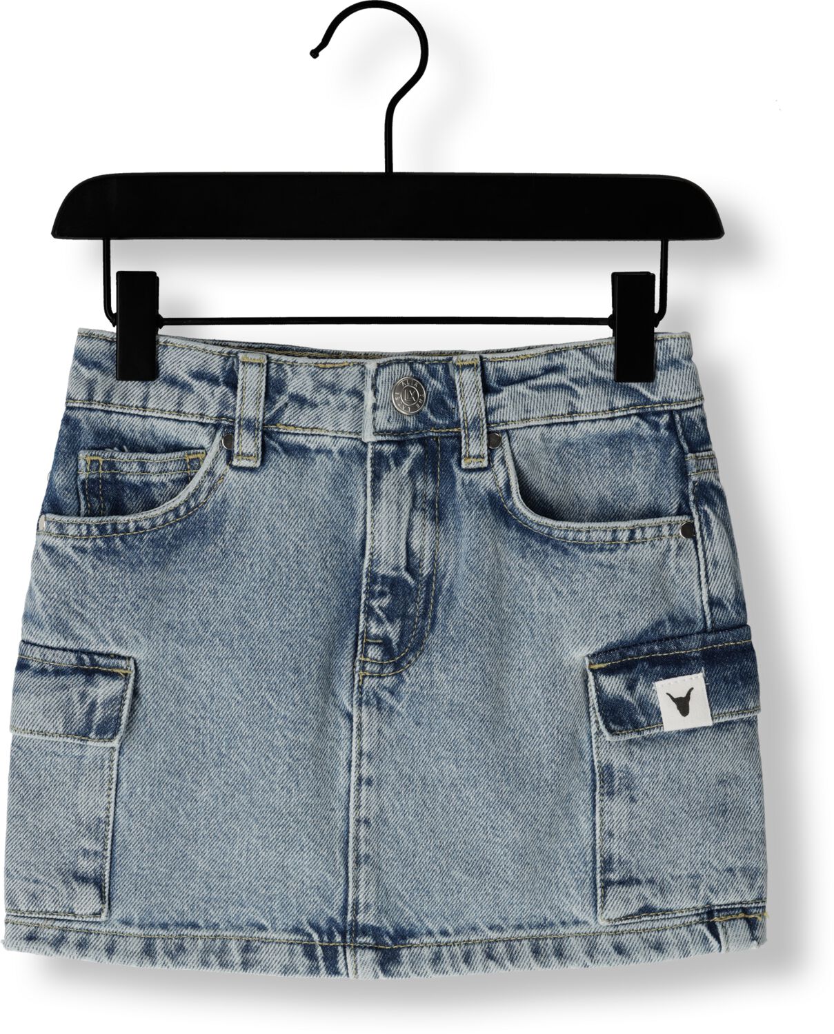 ALIX MINI Meisjes Rokken Woven Denim Cargo Skirt Blauw