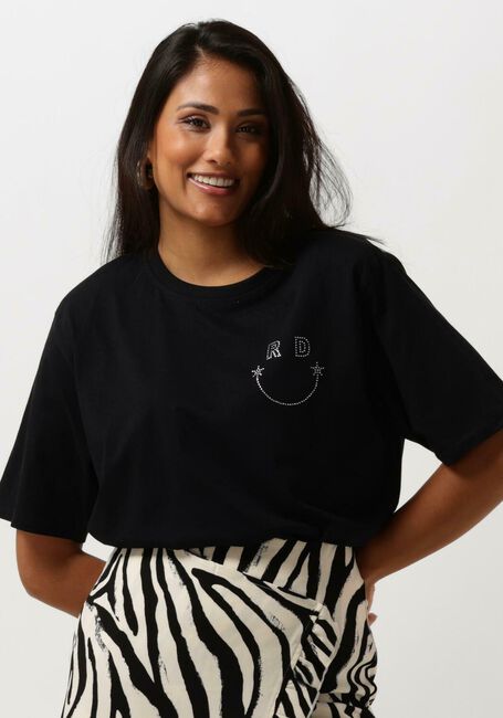 Zwarte REFINED DEPARTMENT T-shirt MEXIE - large