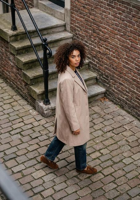 Beige SELECTED WOMEN Mantel SLFSASJA LANO COAT - large