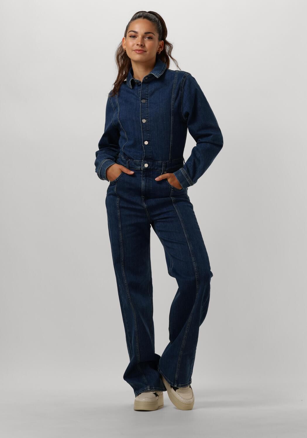 Blauwe ANOTHER LABEL Jumpsuits LAUREN JUMPSUIT | Omoda