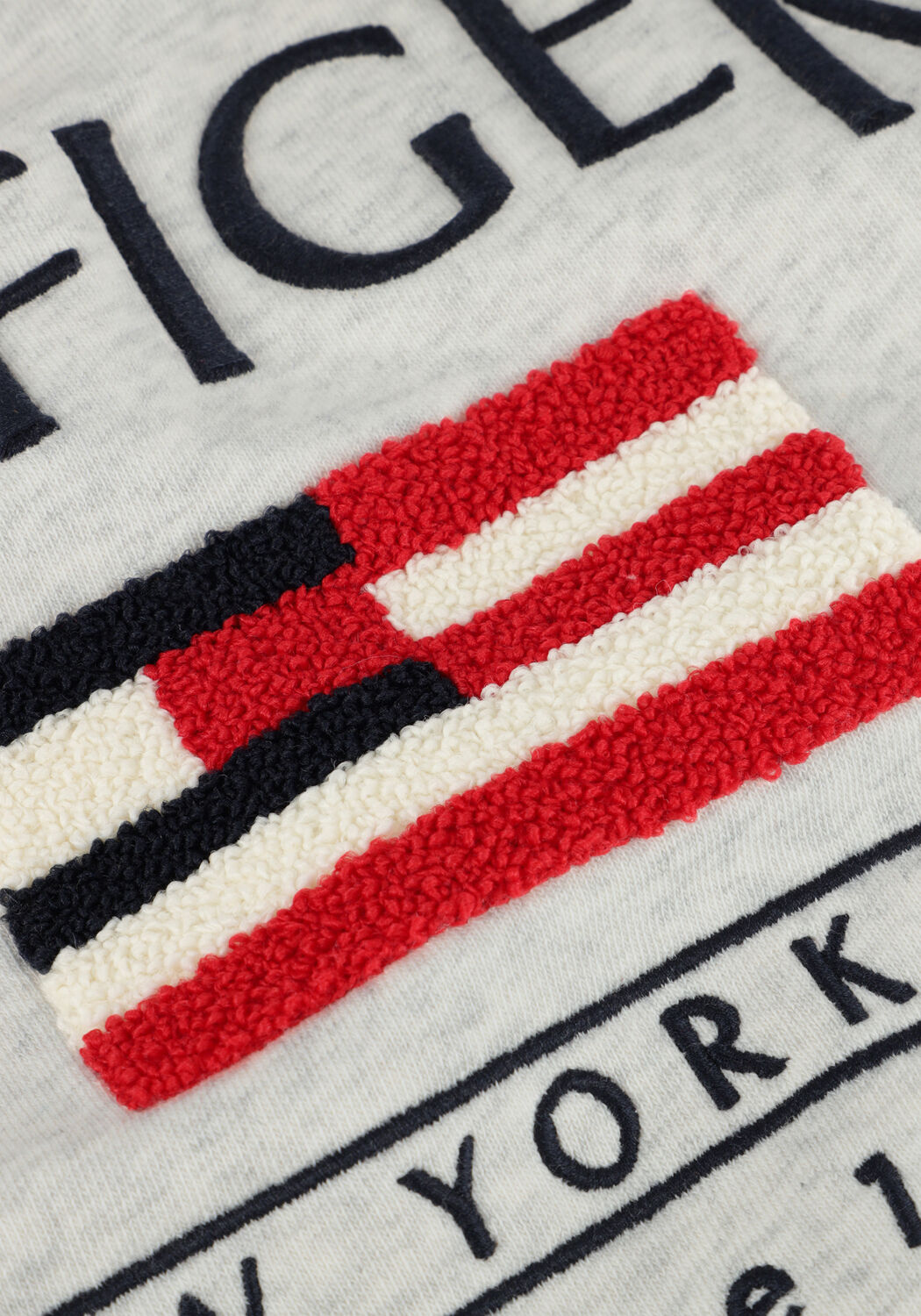 TOMMY HILFIGER Jongens Truien & Vesten Hilfiger Flag Relaxed Sweatshirt Grijs