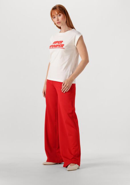 Witte BY-BAR T-shirt THELMA SUPER TROOPER FLOCK TOP - large