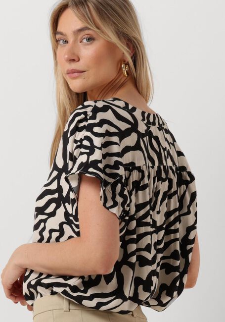 Zwarte MINUS Top TIANA SLEVELESS BLOUSE - large