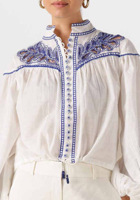 Witte SCARLETT POPPIES Blouses ZILLENO TOP - large