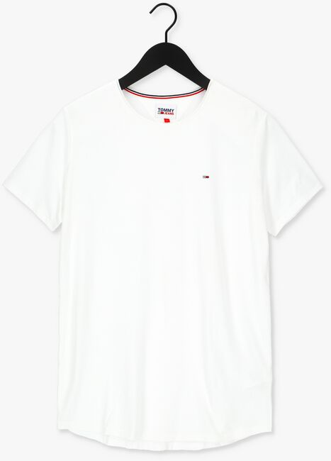 Witte TOMMY JEANS T-shirt TJM SLIM JASPE C NECK - large