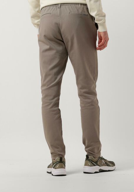 Taupe PUREWHITE Pantalon PANTS WITH SINGLE WELT BACK POCKETS AND ELASTIC WAISTBAND - large