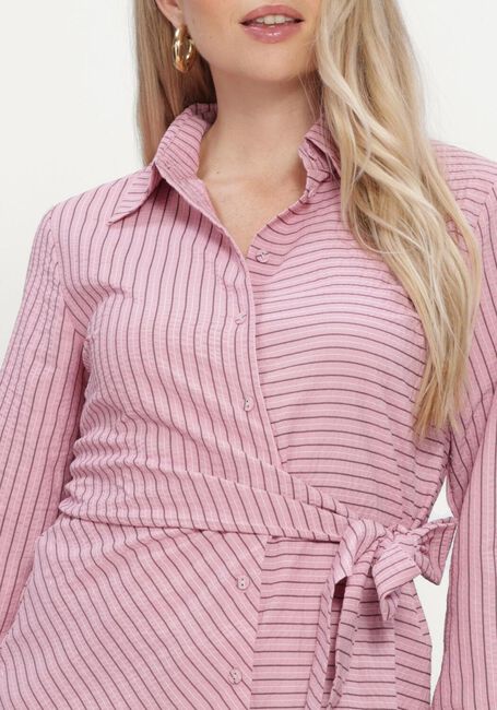 Roze Y.A.S. Blouses YASRAYLY ESTA LS TIE SHIRT - large