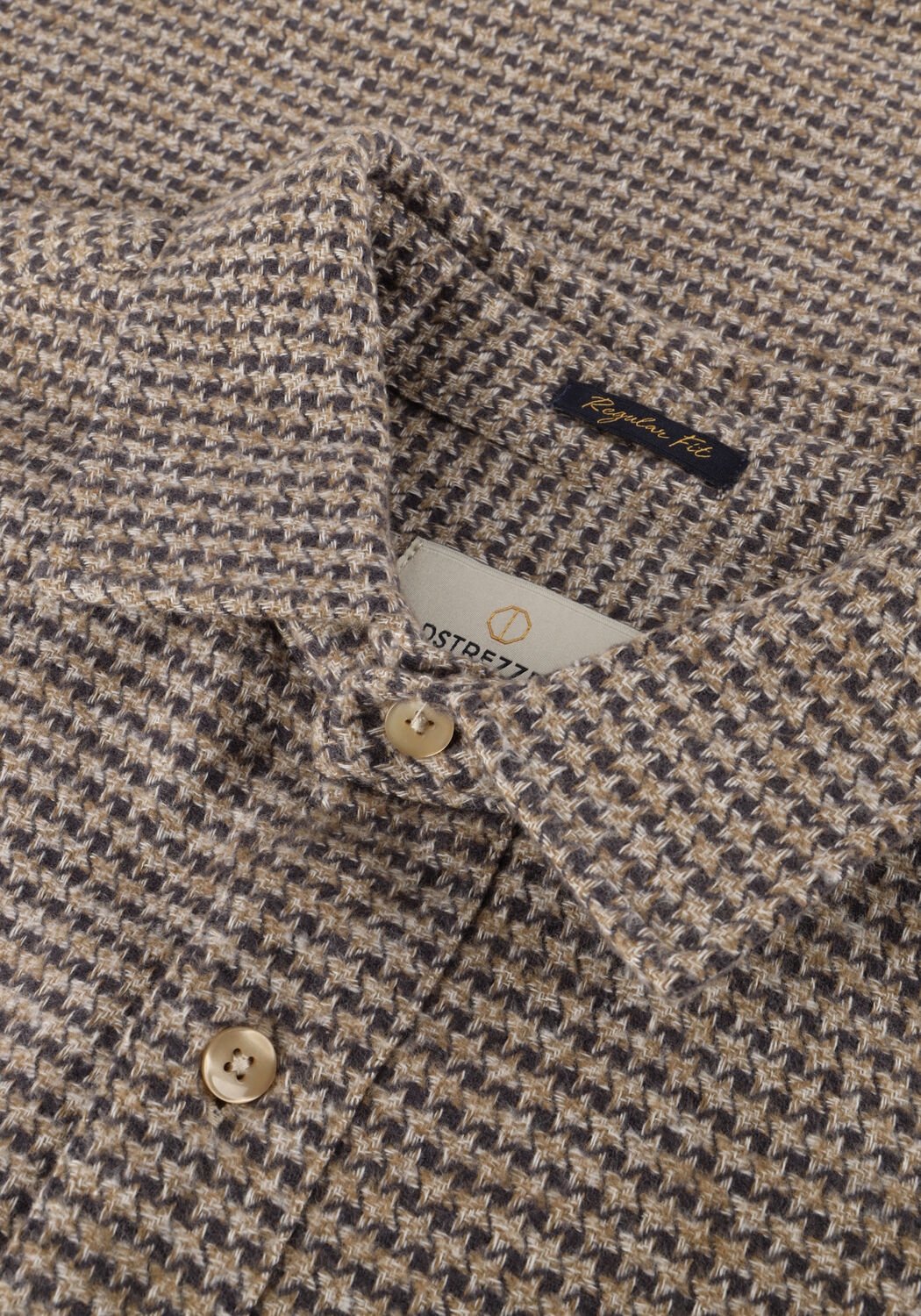 Bruine DSTREZZED Casual overhemd MATEJA SHIRT - large