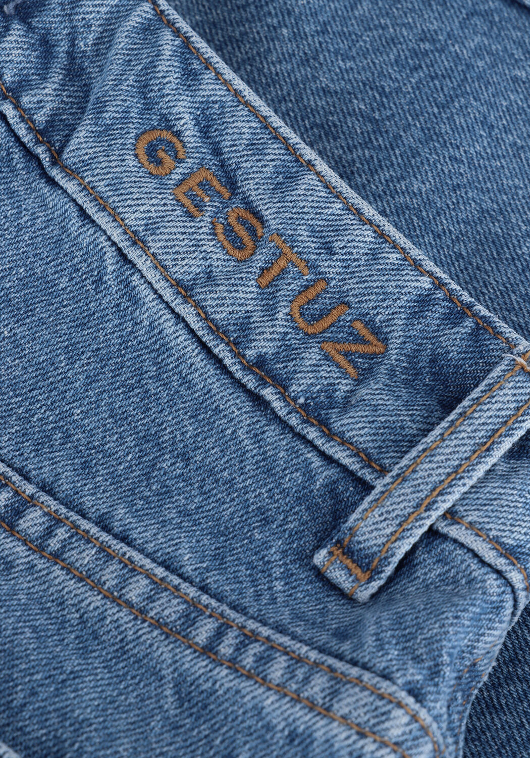 Blauwe GESTUZ Jeans DENAGZ HW SHORTSOR - large