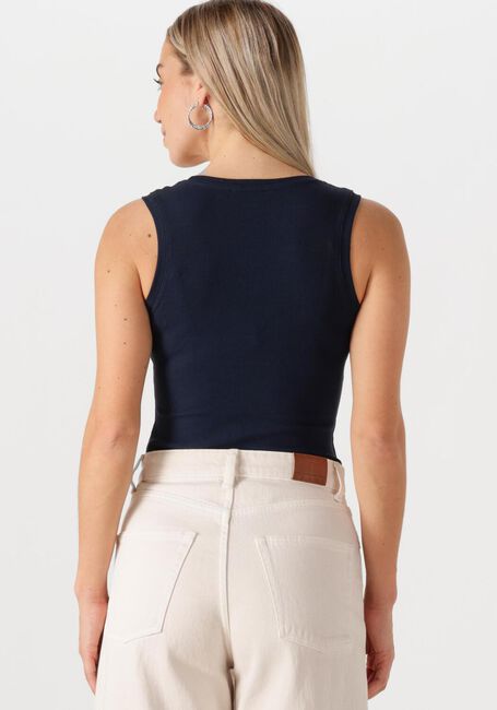 Donkerblauwe TOMMY JEANS Top TJW ESSENTIAL RIB TANK EXT - large