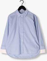 Lichtblauwe CO'COUTURE Blouse DOUBLE CUFF STRIPE SHIRT