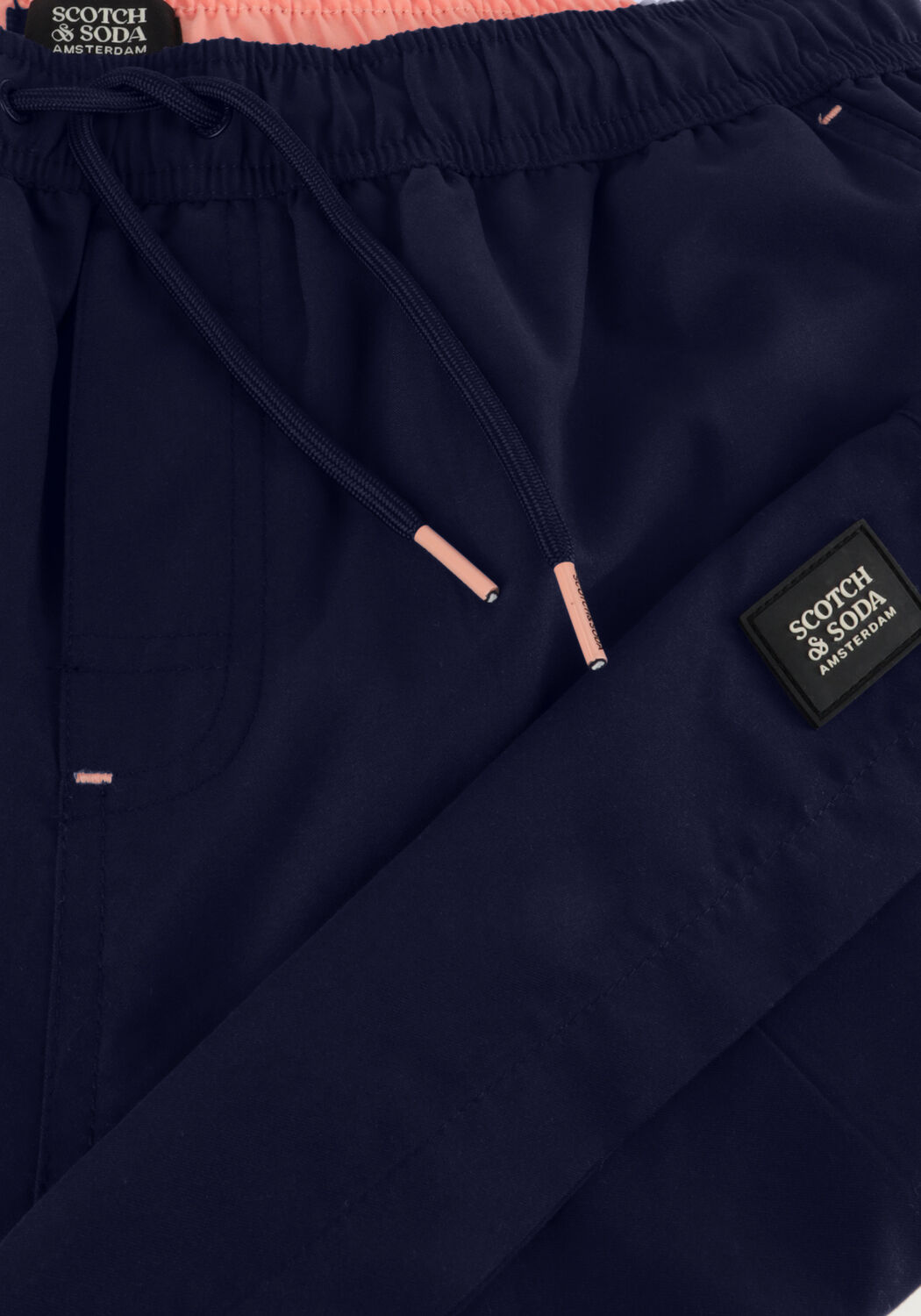 Donkerblauwe SCOTCH & SODA Zwembroeken MID LENGTH SWIM SHORT SOLID - large