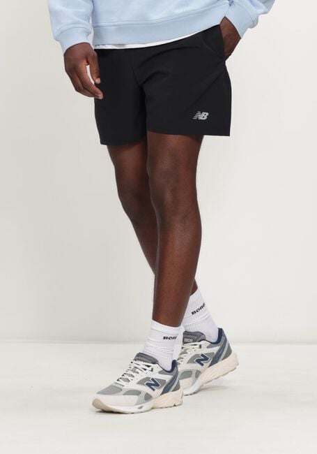 Donkerblauwe NEW BALANCE Korte broek TRACKSIDE FRENCH TERRY SHORT 7 - large
