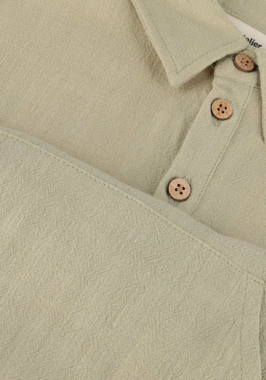 Olijf LIL' ATELIER Casual overhemd NMMDOLIE FIN LOOSE SHIRT - large