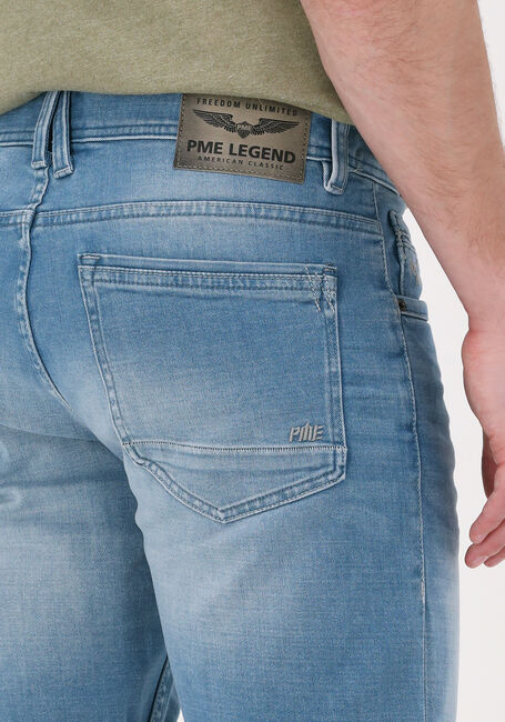Lichtblauwe PME LEGEND Jeans TAILWHEEL SHORTS SKYBLUE LEFTHAND - large