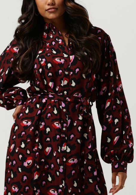 Rode POM AMSTERDAM Maxi jurk DRESS 7056 - large