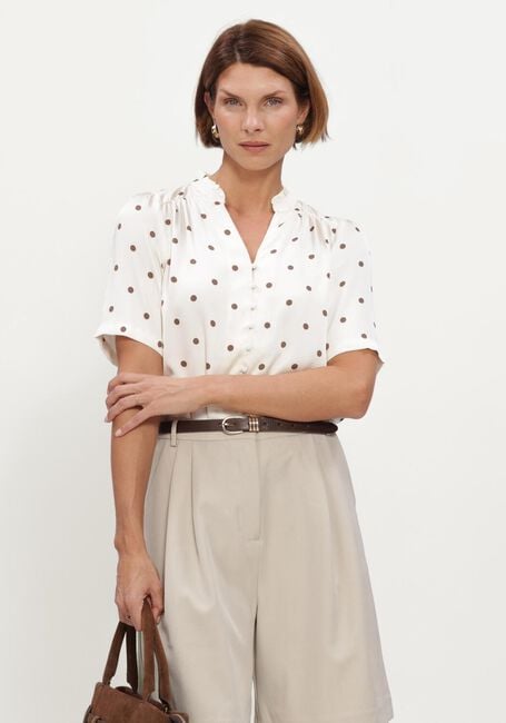 Gebroken wit NEO NOIR Blouses TORANA DOTTED BLOUSE - large