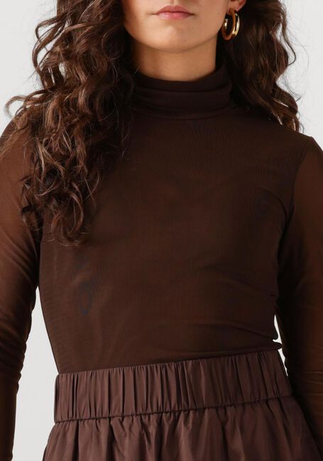 Bruine NOTRE-V Tops & T-shirts NV-GULIANA MESH TOP - large