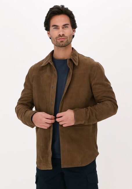 Olijf GOOSECRAFT Overshirt WAYNE SHIRT - large