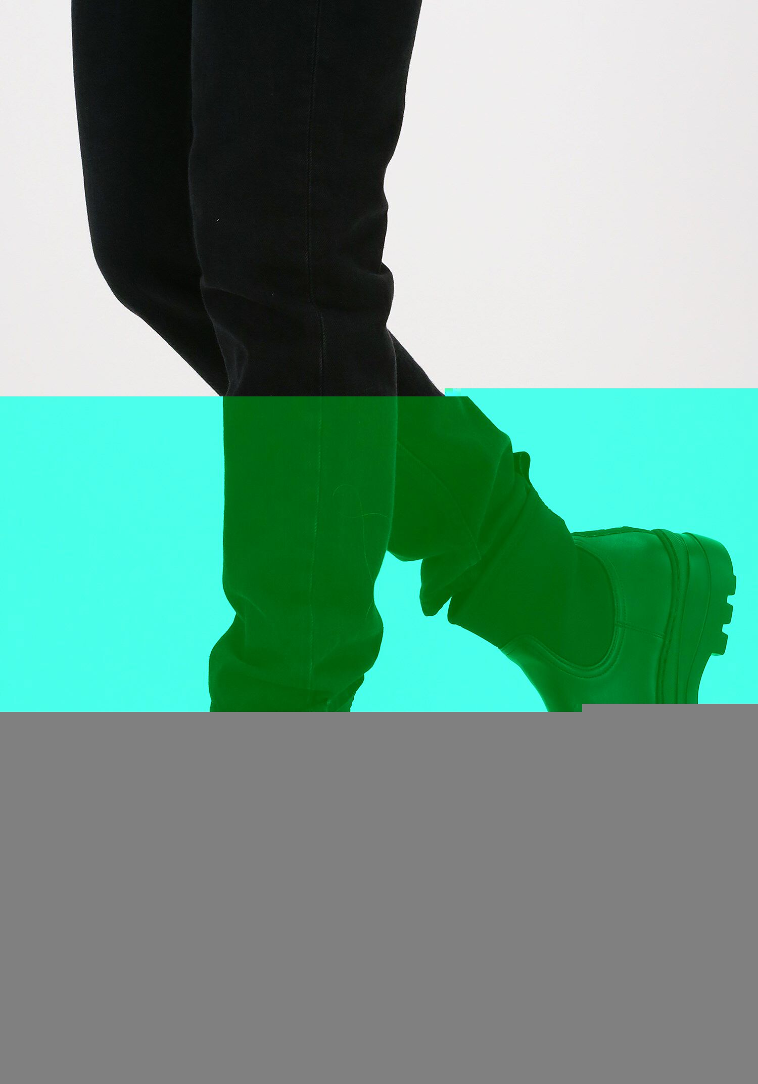 Zwarte WOMSH Chelsea boots LOOP INK | Omoda