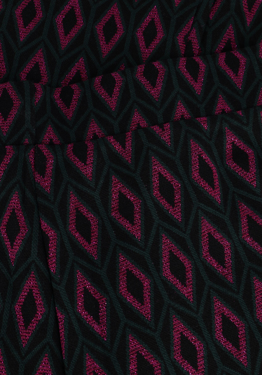 Paarse REFINED DEPARTMENT Wijde broek 95 IKAT KNIT - large