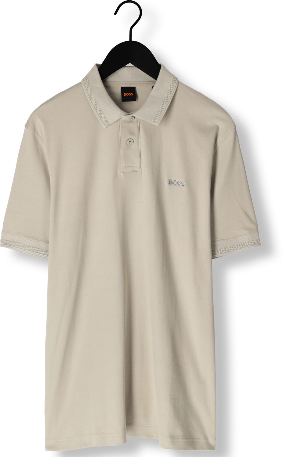BOSS ORANGE Heren Polo's & T-shirts Pe_interlock Beige