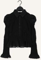 Zwarte NA-KD Blouses SMOCKED FRILL BLOUSE Zwarte NA-KD Blouses SMOCKED FRILL BLOUSE - medium
