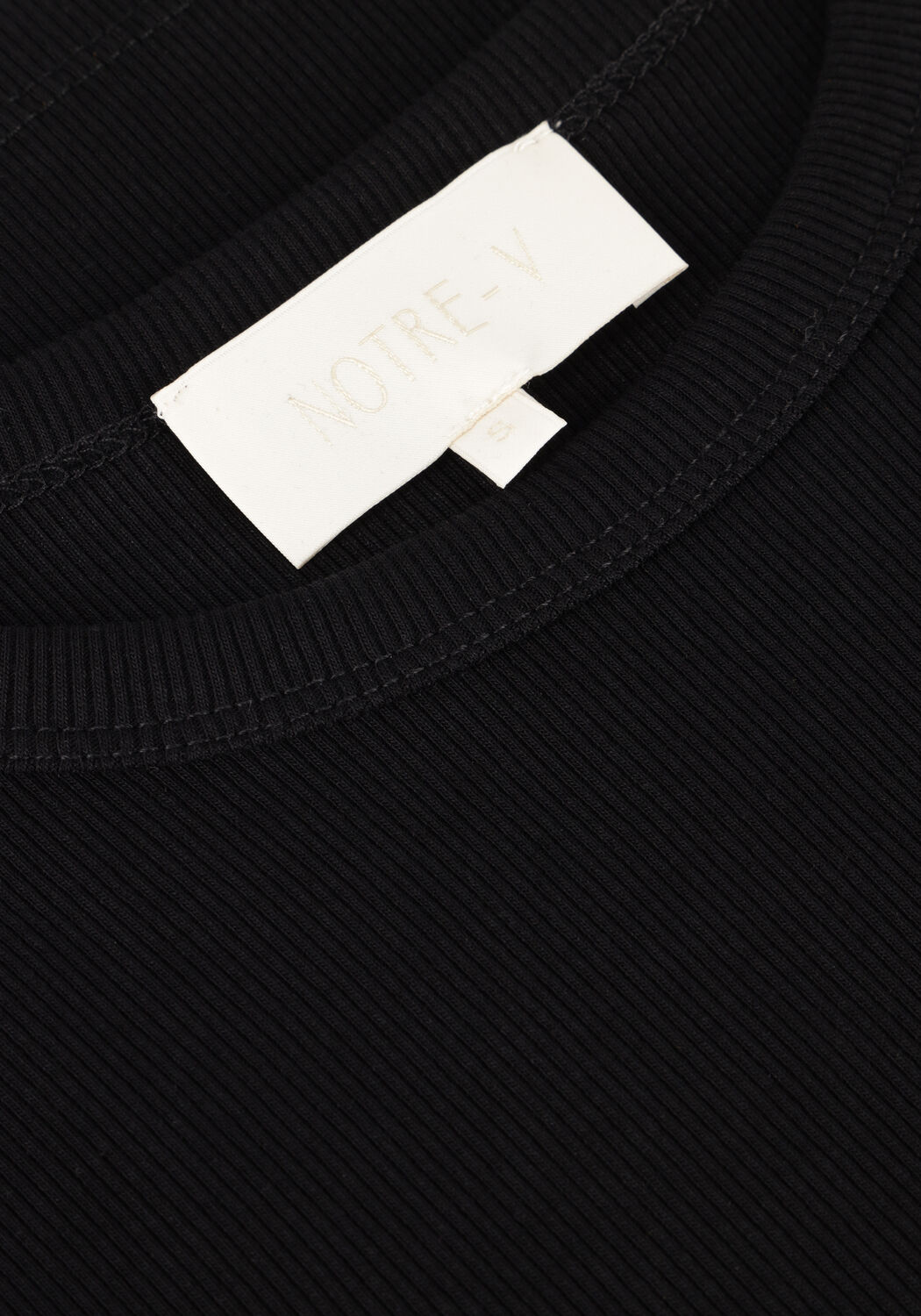 Zwarte NOTRE-V T-shirt NV-FARAH - large