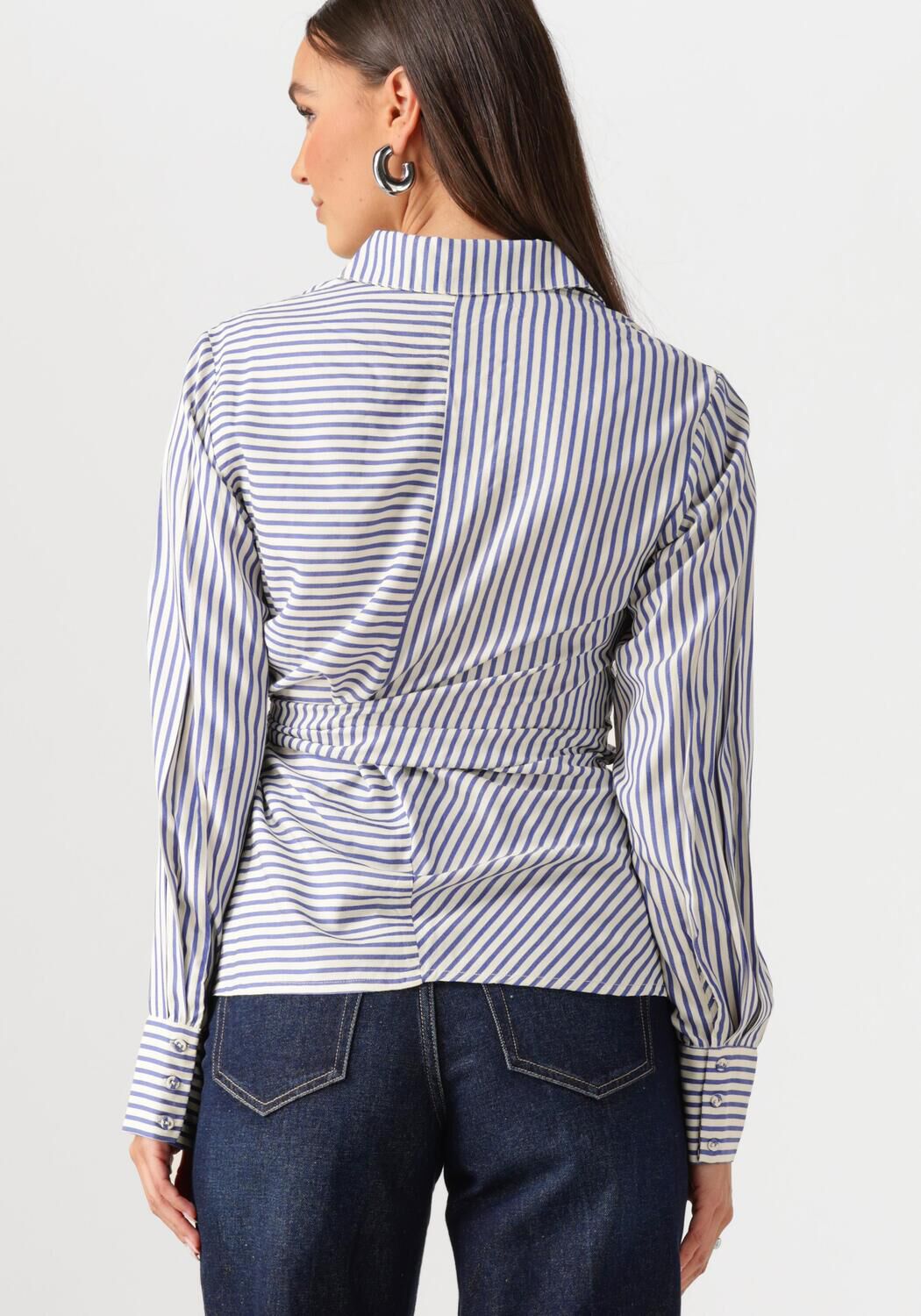 Y.A.S. Dames Blouses Yasestima Ls Tie Shirt Wit